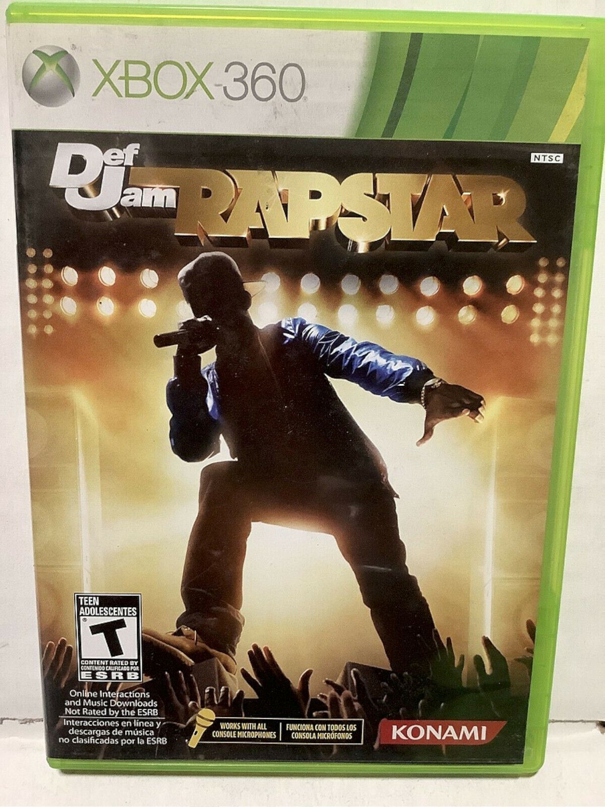 Def Jam Rapstar Microsoft Xbox 360 Video Game music rapping 2 Pac Dre Snoop