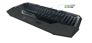 NEW Roccat Isku FX Multicolor Backlit Illuminated Gaming Keyboard ROC-12-901 BLK