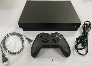 Microsoft Xbox One X 1TB Console Video Game System Bundle 4K Ultra HD Black ONEX