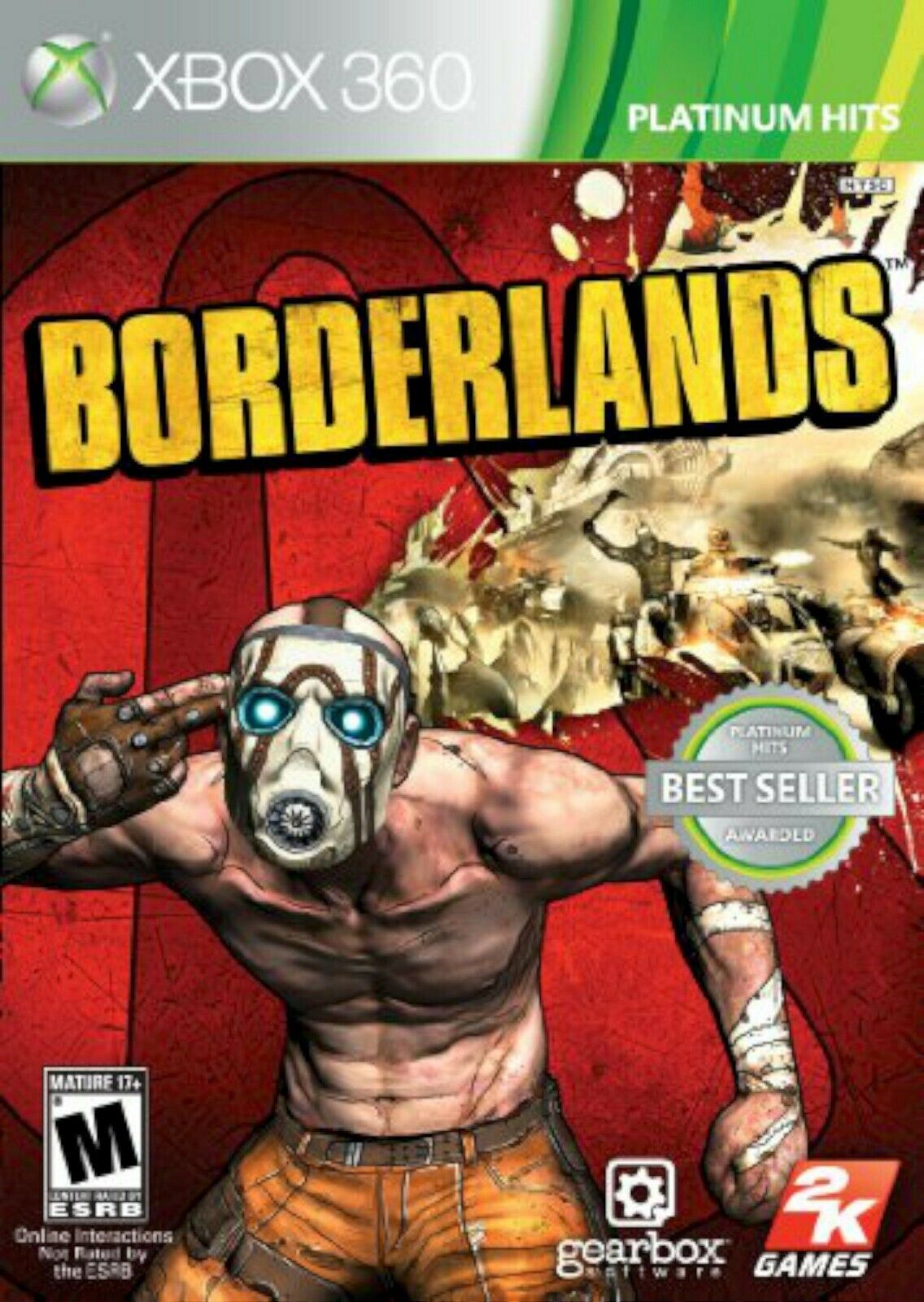 NEW Borderlands Platinum Hits Microsoft Xbox 360 Video Game 2009 Shooter