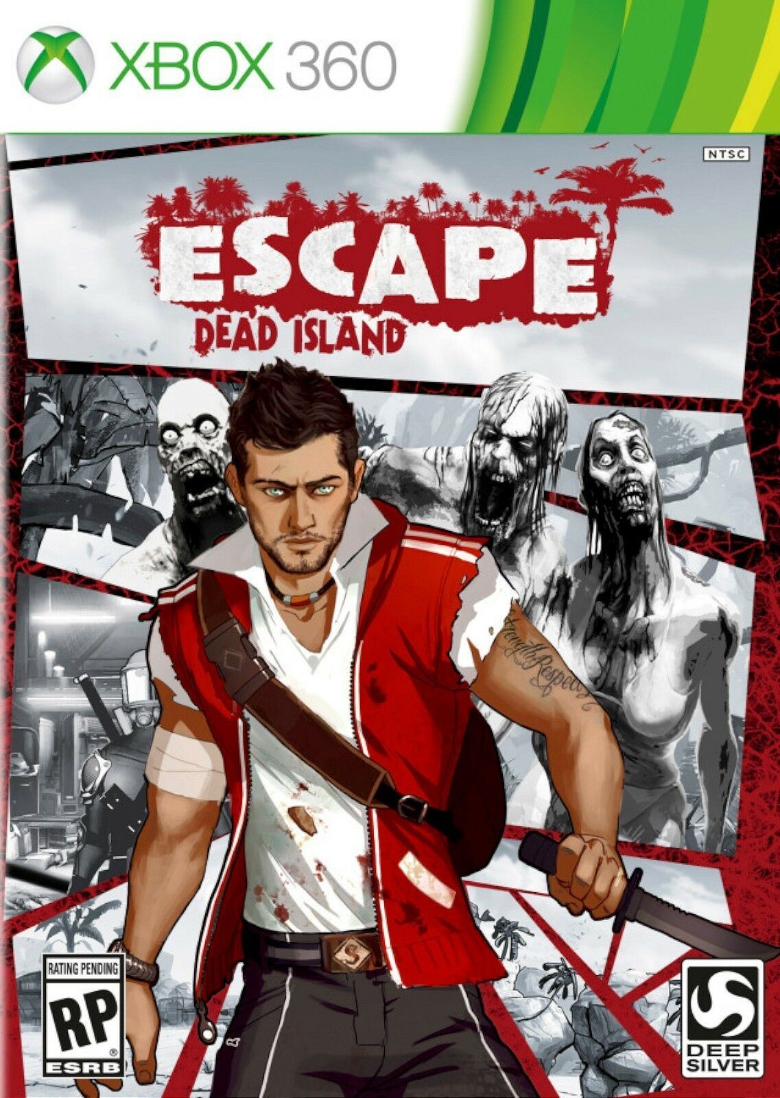 Xbox 360 Escape Dead Island Video Game action adventure horror zombie combat gun [Used/Refurbished]