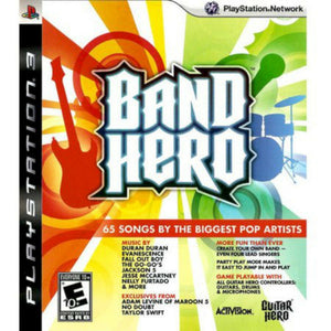 NEW SEALED Sony PS3 BAND HERO Video GAME no-guitar PlayStation-3 taylor swift