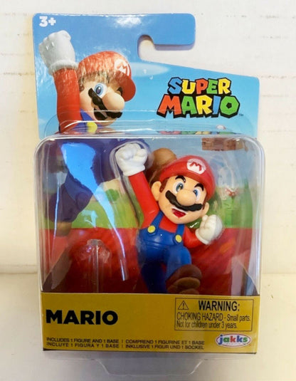 NEW Jakks World of Nintendo Super Mario 2.5-inch Jumping MARIO Mini-Figure