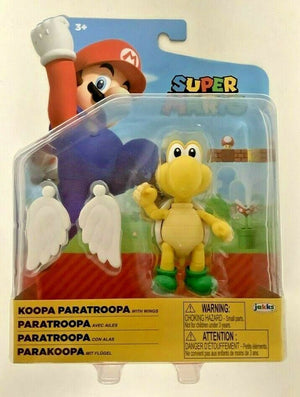 NEW Jakks 40731 World of Nintendo Mario 4" KOOPA PARATROOPA W/WINGS Mini-Figure