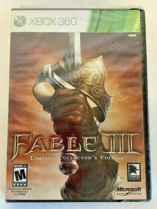 Fable III 3 Limited Collector's Edition Video Game Microsoft Xbox 360 GAME ONLY [Used/Refurbished]