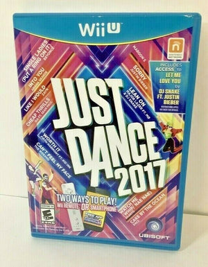 Just Dance 2017 Nintendo Wii U Video Game kinect rhythm fitness WiiU music