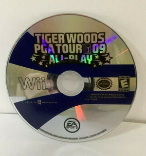 Tiger Woods PGA Tour 09 All-Play Nintendo Wii 2008 Video Game DISC ONLY sports [Used/Refurbished]