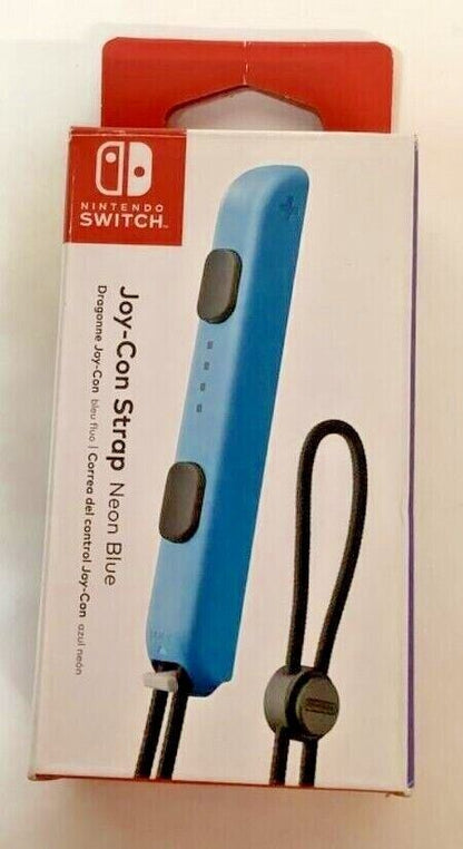 NEW Nintendo Switch HACAJATBA Joy-Con NEON BLUE Wrist Strap video game accessory