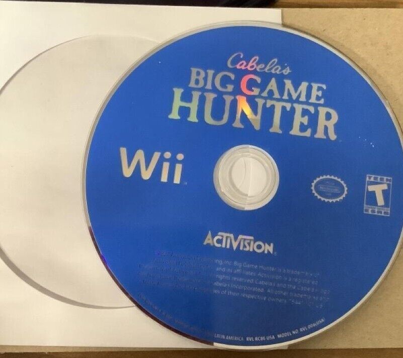 Cabela's Big Game Hunter Nintendo Wii 2007 DISC ONLY Video Game sports hunting [Pre-Owned/Refurbished]