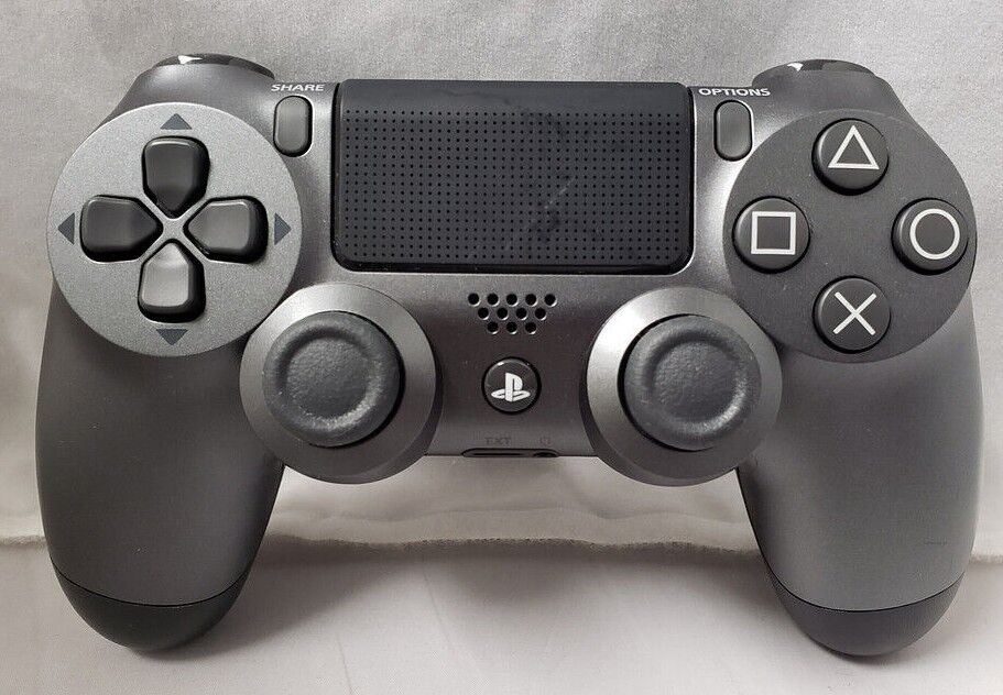Sony PlayStation 4 PS4 Dualshock 4 STEEL BLACK Wireless Controller CUH-ZCT2U