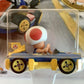 NEW Mattel HDB35 Hot Wheels Mario Kart 1:64 TOAD Mach 8 Diecast Car