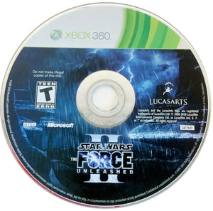 Star Wars: The Force Unleashed II 2 Microsoft Xbox 360 Video Game DISC ONLY jedi [Used/Refurbished]