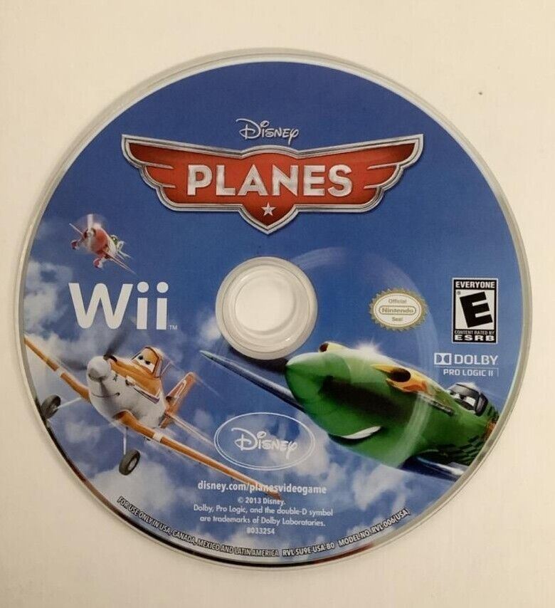 Disney Planes Nintendo Wii 2013 Video Game DISC ONLY action adventure flying [Used/Refurbished]