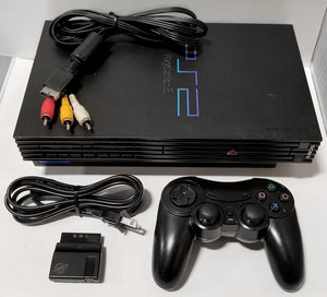 SONY PlayStation 2 Original Black PS2 Gaming System Bundle SCPH-39001 Console