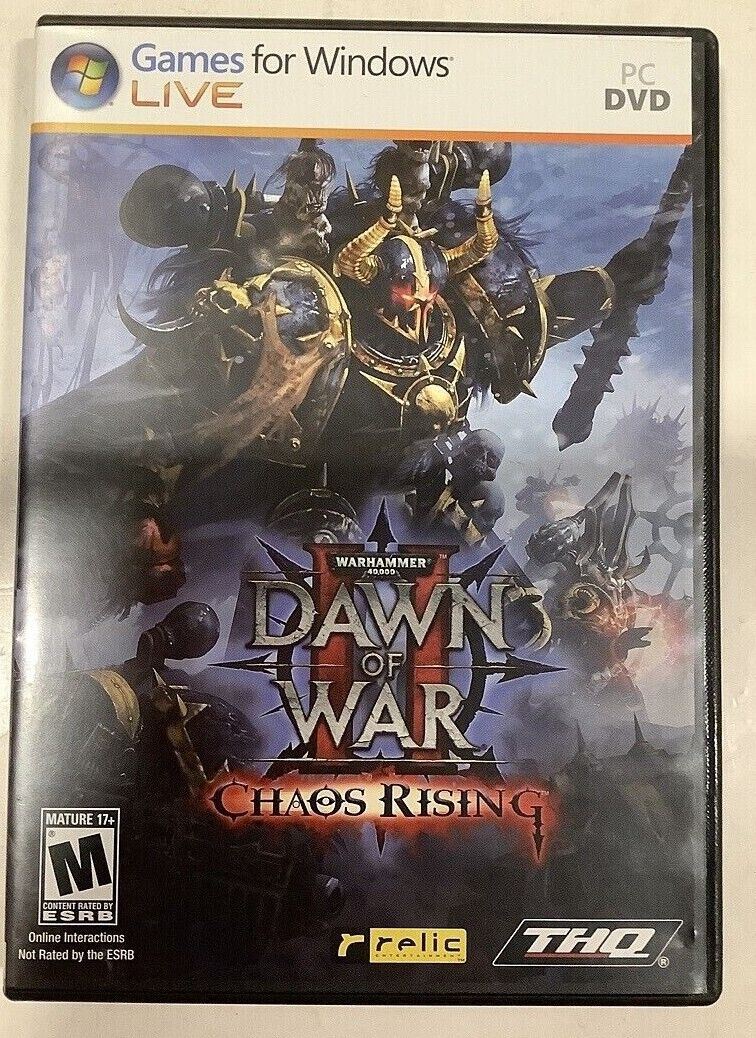 Warhammer 40,000: Dawn of War II — Chaos Rising PC DVD-ROM Video Game 2010 [Used/Refurbished]