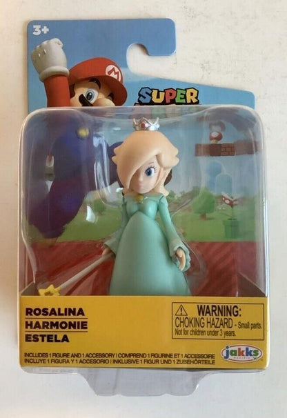 NEW Jakks Pacific 41142 World of Nintendo 2.5" Super Mario ROSALINA Mini-Figure