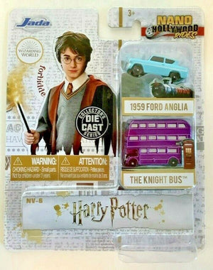 NEW Jada 31719 Harry Potter 2-Pack Nano Hollywood Rides Die-Cast Vehicles Movie