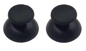 2x Replacement Analog Thumbsticks for PlayStation 2 & 3 PS2 PS3 Controller Black