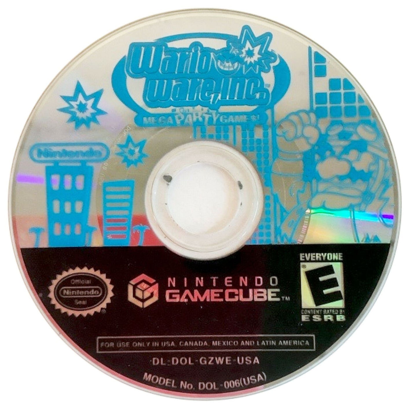 WarioWare Inc Mega Party Games Nintendo GameCube 2004 Video Game DISC ONLY [Used/Refurbished]