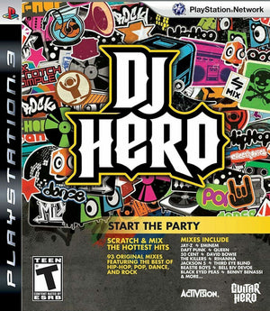 Sony PS3 DJ Hero 1 Start the Party Video Game Jay-Z Killers Rhianna David Bowie [Used/Refurbished]