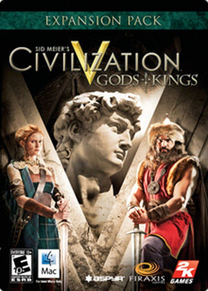 NEW Sid Meier's Civilization V GODS & KINGS for MAC Game Expansion Pack 5