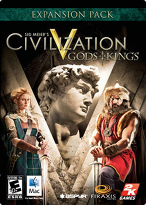 SEALED NEW Sid Meier's Civilization V GODS & KINGS for MAC Game Expansion Pack 5