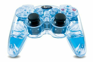 dreamGEAR Lava Glow Wireless PS3 Gaming Controller BLUE PlayStation 3 DGPS3-1307