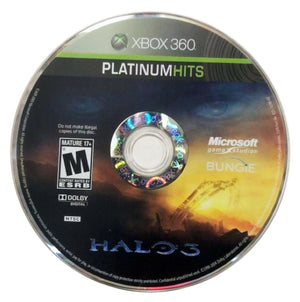 Halo 3 Platinum Hits Edition Microsoft Xbox 360 Video Game DISC ONLY shooter [Used/Refurbished]