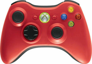Microsoft OEM Wireless Gamepad Controller RED / BLACK for Xbox 360