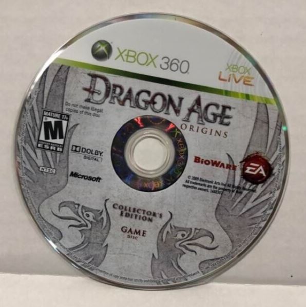 Dragon Age: Origins Collector's Edition Xbox 360 Video Game 2009 DISC ONLY [Used/Refurbished]