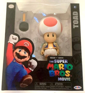 NEW Jakks Pacific 41719 The Super Mario Bros. Movie 5-Inch TOAD Figure