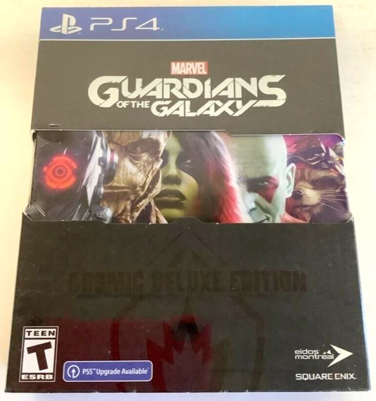 NEW Guardians of the Galaxy Cosmic Deluxe Edition PlayStation 4 PS4 Video Game