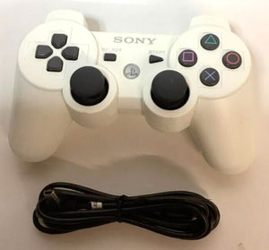 OEM Sony PS3 DualShock 3 WHITE Wireless Controller CECHZC2UA1 Sixaxis Gaming