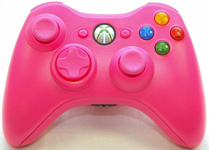 Official Microsoft Xbox 360 Wireless Controller custom PINK game gaming cordless