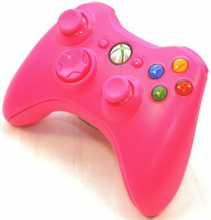 Official Microsoft Xbox 360 Wireless Controller custom PINK game gaming cordless
