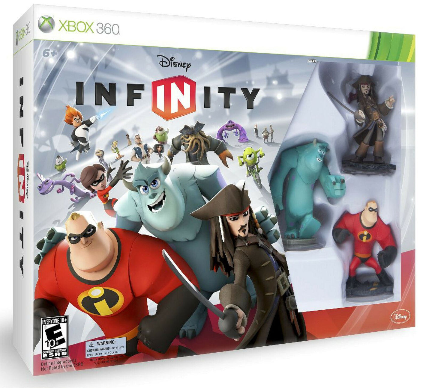 Disney Infinity Starter Pack Xbox 360 Video Game Bundle Incredibles Sulley