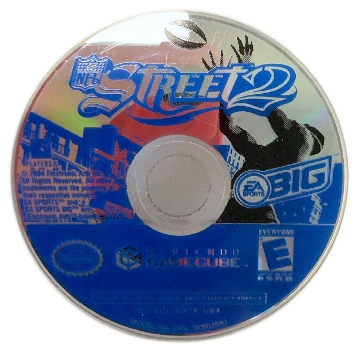 NFL Street 2 Nintendo GameCube 2004 Video Game DISC ONLY Football EA Sports [Used/Refurbished]