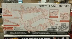NEW Mattel GXX41 Hot Wheels Mario Kart Rainbow Road Raceway Set
