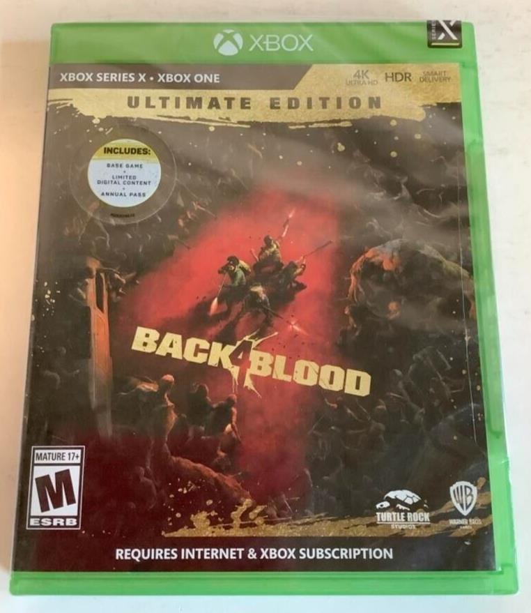 NEW Back 4 Blood ULTIMATE EDITION Xbox Series X Xbox One 2020 Video Game