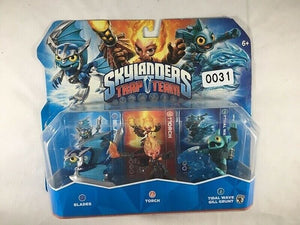 NEW Skylanders TRAP TEAM 3-Pack Blades / Torch / Tidal Wave Gill Grunt Figures