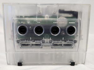 Nintendo GameCube Translucent CLEAR Gaming Console DOL-101 Controller Bundle