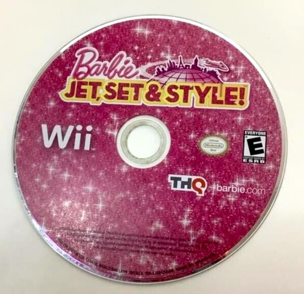 Barbie: Jet, Set & Style Nintendo Wii 2011 Video Game DISC ONLY adventure [Used/Refurbished]