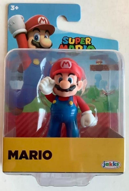 NEW Jakks 40539 World of Nintendo Super Mario 2.5-Inch MARIO. Mini-Figure