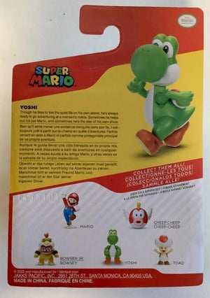 NEW Jakks 41836 World of Nintendo Super Mario 2.5-Inch GREEN YOSHI Mini-Figure