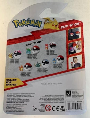 NEW Jazwares PKW3139 Pokemon Clip 'N' Go MAGBY & PREMIER BALL Battle Figure
