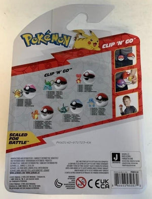 NEW Jazwares PKW3142 Pokemon Clip 'N' Go BULBASAUR & POKE BALL Battle Figure