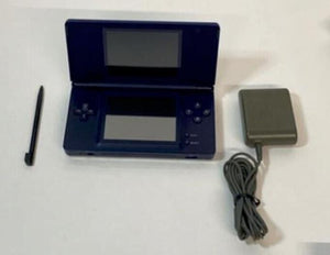 Nintendo DS Lite ENAMEL NAVY BLUE Handheld Video Game Console System USG-001
