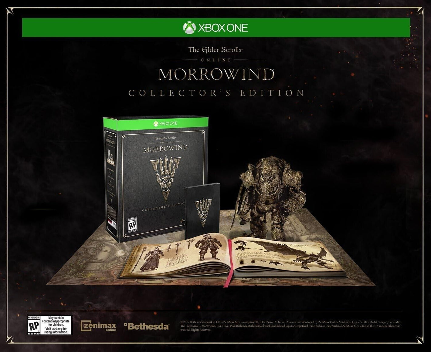 NEW The Elder Scrolls Online: Morrowwind Collector's Edition Microsoft Xbox One