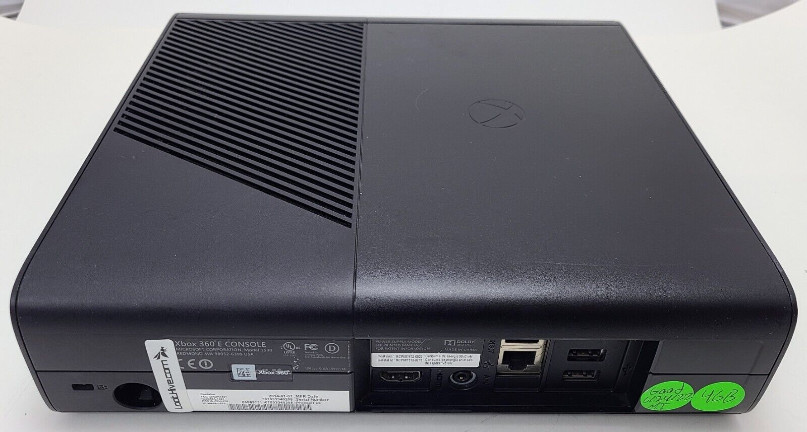 Microsoft Xbox 360E Gaming System BLACK Video Game Console