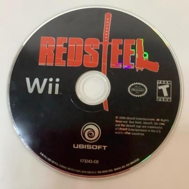 Red Steel Nintendo Wii 2006 Video Game DISC ONLY shooter adventure action